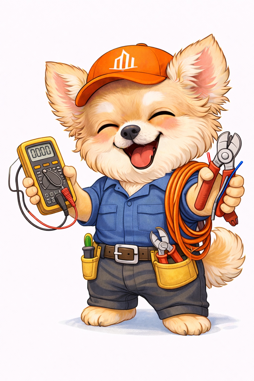 Duke com ferramentas de manutenção